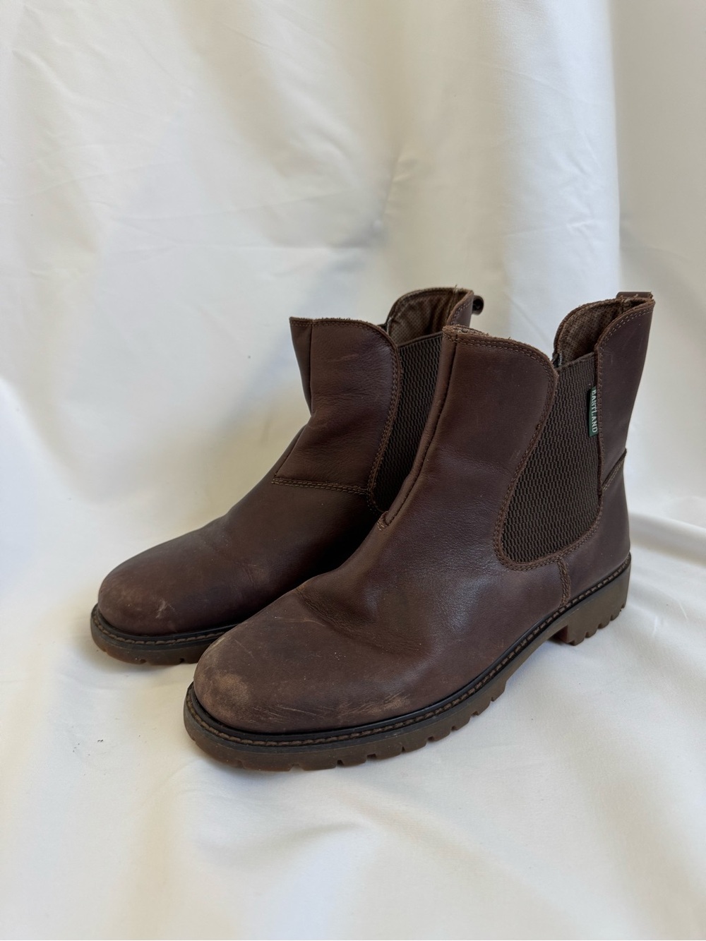 Eastland Dark Brown Ida Leather Chelsea Ankle Boots